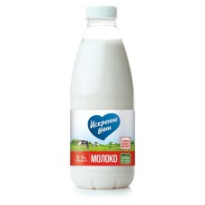 Молоко питьевое «Искренне Ваш» 3,2%, 930 мл