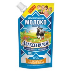 Купить Молоко сгущенное «Алексеевское» цельное с сахаром 8,5%, 650 г