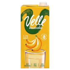 Напиток на растительной основе Velle овсяный банановый, 1 л