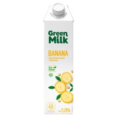 Напиток растительный Green Milk банан, 1 л