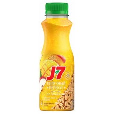 Продукт питьевой J7 Полезный завтрак яблоко персик и манго, 300 мл