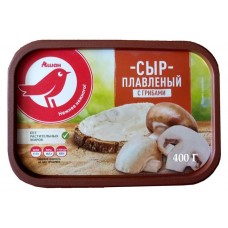 Сыр плавленый АШАН Красная птица с грибами 50%, 400 г