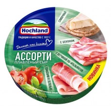Купить Сыр плавленный Hochland Пикник на природе 8 порций треугольники, 140 г