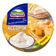 Купить Сыр плавленый Hochland Тройное удовольствие 55%, 140 г