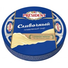 Сыр плавленый President Сливочный 45%, 140 г