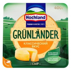 Сыр полутвердный Hochland Грюнландер 50%, 400 г