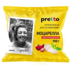 Купить Сыр рассольный Pretto Моцарелла fior di latte в воде 45%, 100 г