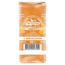 Купить Сырок «Свитлогорье» творожный с апельсином в апельсиновой глазури 23%, 50 г