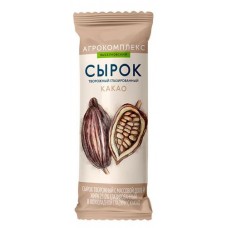 Сырок творожный «Агрокомплекс» глазированный в шоколадной глазури с какао 26%, 40 г
