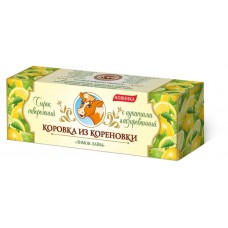 Сырок творожный «Коровка из Кореновки» глазированный с цукатами лимона и вкусом лимона лайма 23%, 50 г