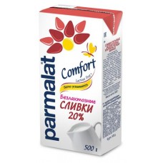 Сливки ультрапастеризованные Parmalat Comfort безлактозные 20%, 500 г