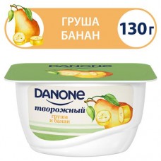 Творожок Danone с грушей и бананом 3,6%, 130 г