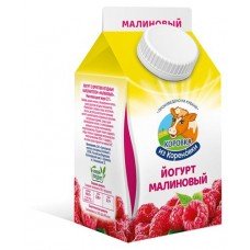 Йогурт «Коровка из Кореновки» Малиновый 2,1%, 450 г