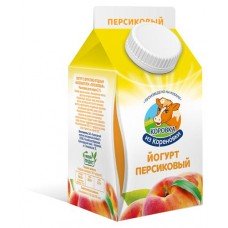 Йогурт «Коровка из Кореновки» Персиковый 2,1%, 450 г