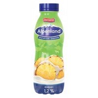 Йогурт питьевой Alpenland ананас 1,2%, 420 мл