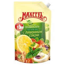 Майонез «Махеевъ» Провансаль с лимонным соком 50,5%, 770 г