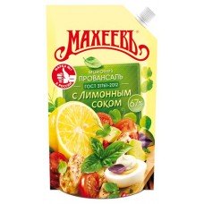Купить Майонез «МАХЕЕВЪ» Провансаль с лимонным соком 67%, 380 г
