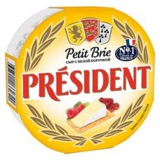 Купить Сыр President мягкий с белой плесенью Petit Brie 60%, 125 г