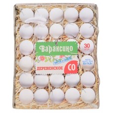 Яйца куриные «Вараксино» куриное деревенские белые С0, 30 шт