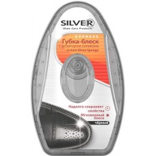 Купить Губка-блеск для обуви Silver с дозатором силикона черная, 6 мл