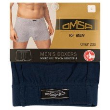 Боксеры мужские Omsa 1233 Blu Scuro, размер 48