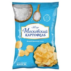 Чипсы «Московский картофель» с йодированной солью, 70 г