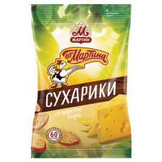 Сухарики кукурузно-ржаные «От Мартина» со вкусом сыра, 60 г