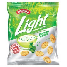 Сухарики пшеничные «Кириешки Light» со вкусом сметаны и зелени, 33 г