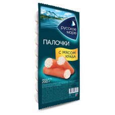 Крабовые палочки «Русское море» имитация с мясом краба, 200 г