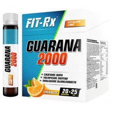 Энергетический комплекс Fit-Rx Guarana 2000 апельсин, 25 мл