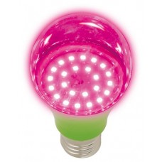 Лампочка для растений Uniel светодиодная LED-A60-8W/SPSB/E27/CL PLP30GR