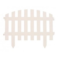 Забор декоративный GARDENPLAST Renessans белый, 35х45 см