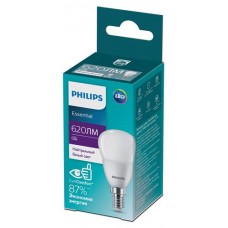 Лампочка светодиодная Philips LED E14 620 Лм нейтральный белый свет, 6 Вт