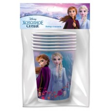 Набор одноразовых стаканов Disney Frozen-2 бумага, 6х250 мл