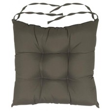 Подушка на стул «Коллекция» с пиковкой горький шоколад, 40х40х6 см