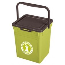 Контейнер для мусора «Бытпласт» зеленый, 8 л