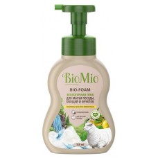 Экологичная пена для мытья посуды BioMio Bio-Foam с эфирным маслом лемонграсса, 350 мл