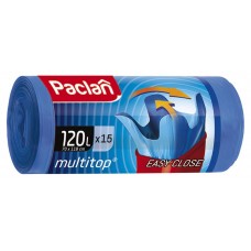 Мешки для мусора Paclan Multi-Top 120 л, 15 шт