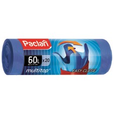 Мешки для мусора Paclan Multitop, 60 л, 20 шт
