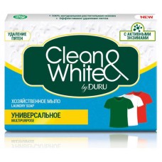 Купить Мыло хозяйственное Duru Clean&White универсальное, 125 г
