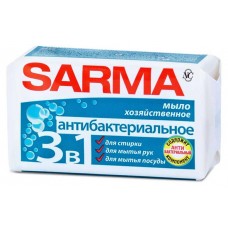 Купить Мыло хозяйственное «Сарма» антибактериальное, 140 г