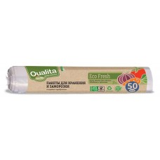 Пакеты для заморозки Qualita Eco Fresh, 50 шт