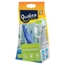 Купить Перчатки нитриловые Qualita размер L, 10 шт