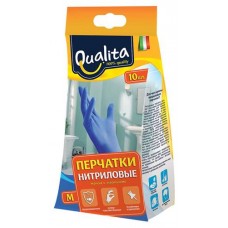 Перчатки нитриловые Qualita размер M, 10 шт