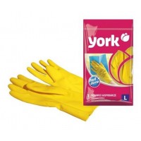 Перчатки York с хлопковым покрытием и сетчатой структурой на пальцах размер L, 1 пара