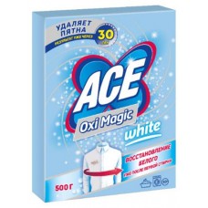 Пятновыводитель Ace Oxi Magic White для белого белья, 500 г