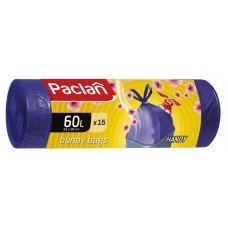 Купить Мешки для мусора Paclan Bunny bags aroma 60 л, 15 шт