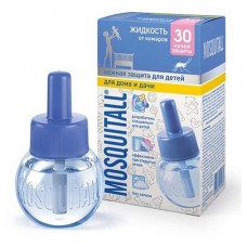 Жидкость для фумигатора от комаров Mosquitall Нежная защита для детей 30 ночей, 30 мл