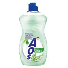 Жидкость для мытья посуды Aos Ultra Green, 450 г