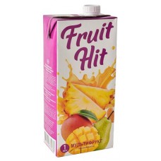 Напиток сокосодержащий Fruit Hit Мультифруктовый, 1 л